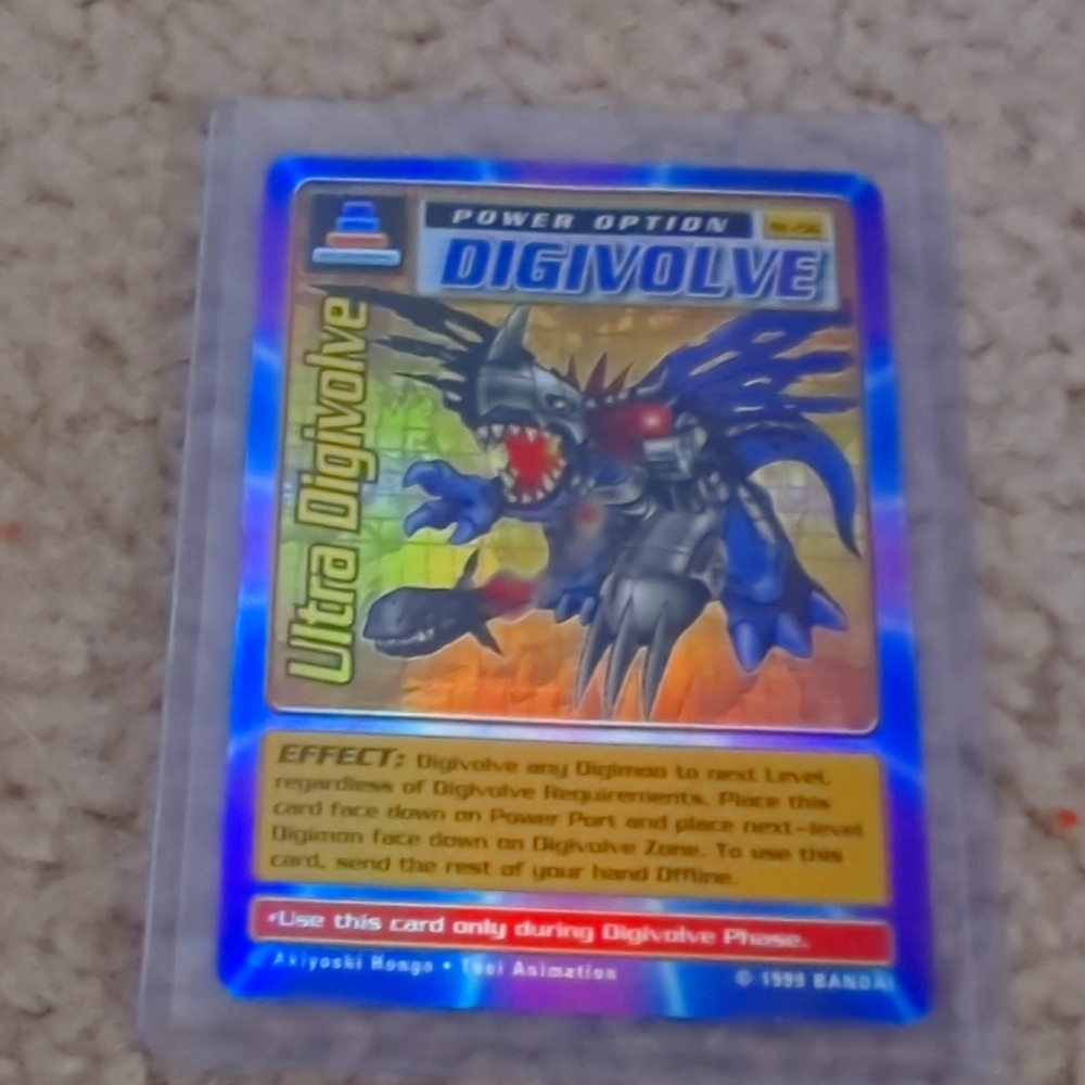Digimon Power Option Digivolve Card